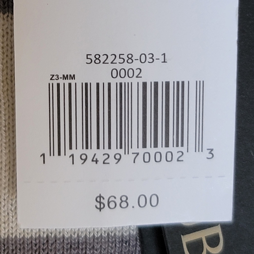 NWT Banana Republic Women's Silk And Cashmere Shirt - Gray and Cream Striped - Picture 9 of 9